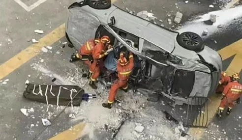 Nio’s Electric Car Plunges 3 Floors During Test Drive In Fatal Accident