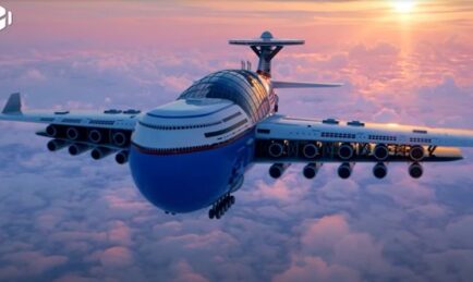 Sky Cruise: Hotel Terbang Nuklear Yang Mampu Bawa 5,000 Penumpang