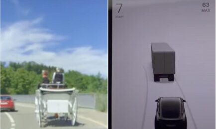 Tesla Autopilot Thinks A Horse-Drawn Carriage is…a Truck