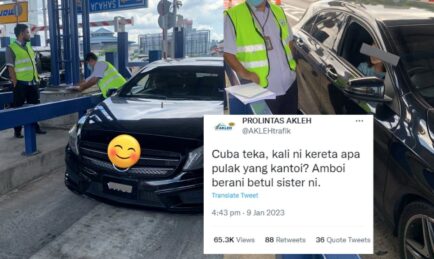 Wanita Ini Naik Kereta Mewah Tapi Sudah 45 Kali Culas Bayar Tol