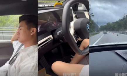Malaysian Influencer Posts Video of Boyfriend “Sleeping” in Self-Driving Car. Now Wanted By Police