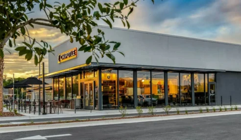 Chipotle Reveals Wind- and Solar-Powered Restaurant with EV Charging Stations