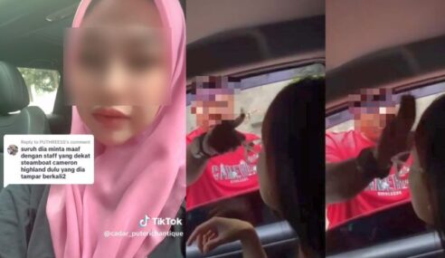 Viral Abang Baju Merah Tunjal Kepala Perempuan, Salah Ke?