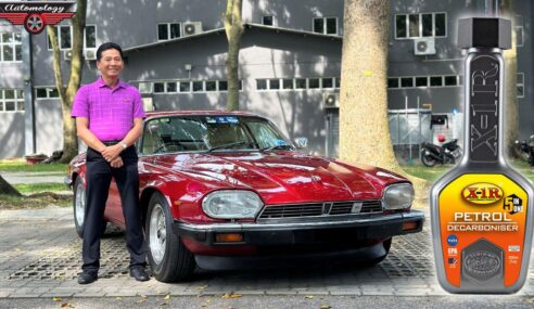 JAGUAR XJS KLASIK TERASA ‘BAHARU’ DENGAN X-1R PETROL DECARBONISER