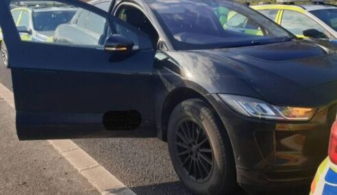 UK Police go full GTA on runaway EV