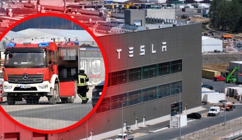 “Volcano” claims to set fire to Tesla Factory in Germany