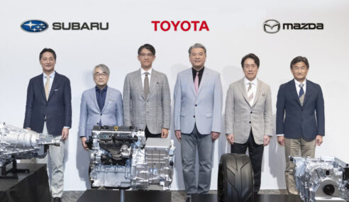 Japanese Car Manufacturers say the future includes the Internal Combustion Engine.