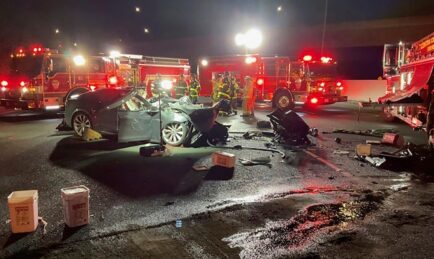 Autonomous Cars Keep Crashing into Fire Trucks as Mercedes Claims to Achieve Level 3 Automation