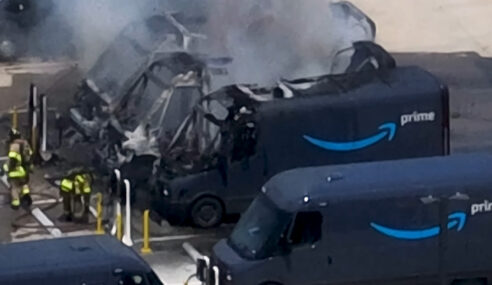 Amazon Rivian Vans Are Burning Down at an Alarming Rate While Charging
