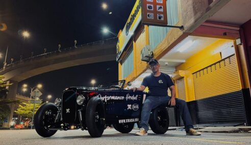 MINI HOT ROD ‘HARU BIRU’ MENANG 2 ANUGERAH DI ART OF SPEED 2024