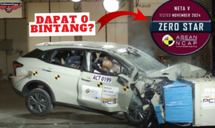 KERETA ELEKTRIK NETA V DAPAT 0 BINTANG DARIPADA ASEAN NCAP?