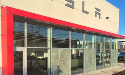 Tesla Showrooms Vandalised Amidst Protest Against Elon Musk