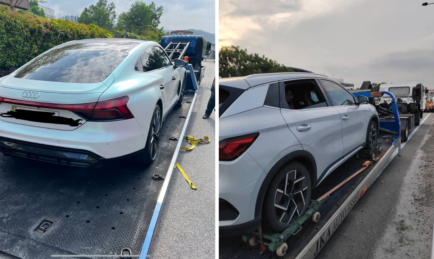 BYD and Audi EV Reportedly Stall In The Middle Of a Highway In Malaysia