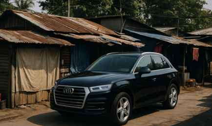 BIAR ANAK MAKAN MAGGI JANJI PAPA BAWA AUDI? AMBOI-AMBOI.