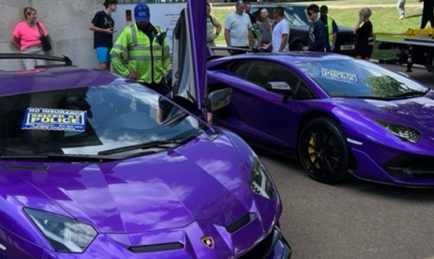 Police seize millions of pounds of luxury supercars in London