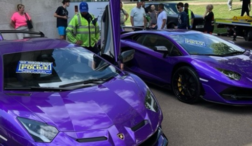 Police seize millions of pounds of luxury supercars in London