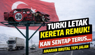 Lupakan Papan Tanda Had Laju : Turki Guna Kereta Kemalangan Untuk “Keinsafan”