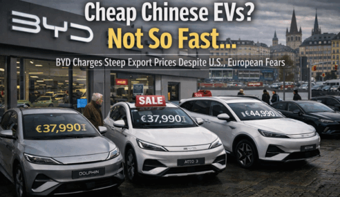 Did you know BYD’s are Half the price in China.