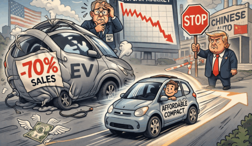 US Car Sales Fall as Senators try to ban Chinese Factories