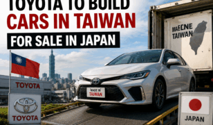 Toyota to build cars in Taiwan for Sale in Japan.