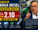 Harga Diesel Bersubsidi Turun kepada RM2.10 Seliter Mulai Julai 2026