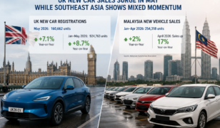 UK New Car Sales Surge in May While Southeast Asia Shows Mixed Momentum