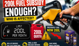 Is 200L fuel subsidy per month enough?