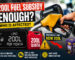 Is 200L fuel subsidy per month enough?