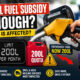 Is 200L fuel subsidy per month enough?