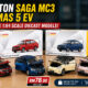 Proton Saga MC3 and eMas 5 EV get cute 1:64 scale diecast models.