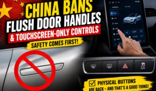 China Bans Flush Door Handles and Touchscreen-Only Controls: Common Sense Finally Wins