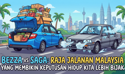 Bezza vs Saga: Raja Jalanan Malaysia Yang Membikin Keputusan Hidup Kita Lebih Bijak