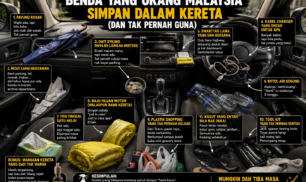 Benda Yang Orang Malaysia Simpan Dalam Kereta (Dan Tak Pernah Guna)
