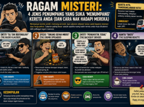 Ragam Misteri: 4 Jenis ‘Entiti’ Yang Suka Menumpang Kereta Anda (Dan Cara Nak Hadapi Mereka)
