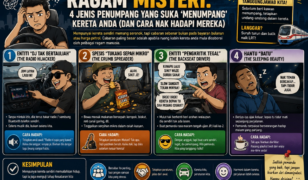 Ragam Misteri: 4 Jenis ‘Entiti’ Yang Suka Menumpang Kereta Anda (Dan Cara Nak Hadapi Mereka)