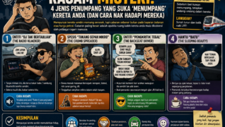 Ragam Misteri: 4 Jenis ‘Entiti’ Yang Suka Menumpang Kereta Anda (Dan Cara Nak Hadapi Mereka)