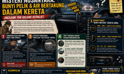 Misteri Nusantara: Bunyi Pelik & Air Bertakung Dalam Kereta (Mekanik Pun Geleng Kepala!)