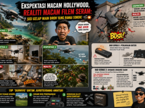 Ekspektasi Macam Hollywood, Realiti Macam Filem Seram: Sisi Gelap Main Dron Yang Ramai Sorok!