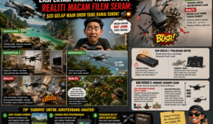 Ekspektasi Macam Hollywood, Realiti Macam Filem Seram: Sisi Gelap Main Dron Yang Ramai Sorok!