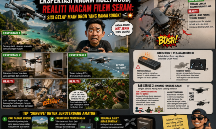 Ekspektasi Macam Hollywood, Realiti Macam Filem Seram: Sisi Gelap Main Dron Yang Ramai Sorok!