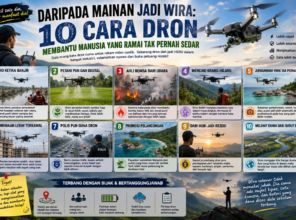 Daripada Mainan Jadi Wira: 10 Cara Dron Membantu Manusia Yang Ramai Tak Pernah Sedar