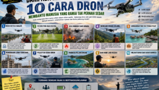 Daripada Mainan Jadi Wira: 10 Cara Dron Membantu Manusia Yang Ramai Tak Pernah Sedar