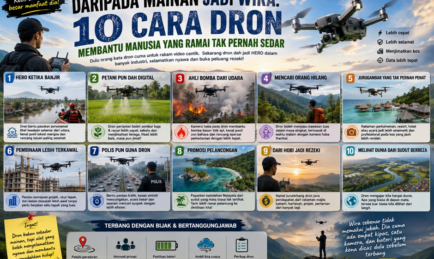 Daripada Mainan Jadi Wira: 10 Cara Dron Membantu Manusia Yang Ramai Tak Pernah Sedar