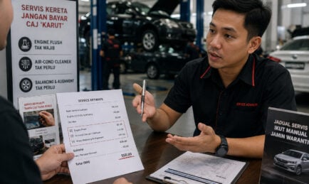 ‘Poket Kering’ Sebab Servis Kereta? Ini 3 Tips Tolak Caj ‘Karut’ Dekat Pusat Servis (SC)
