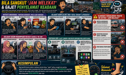 Gelagat Pemandu Malaysia Bila Sangkut ‘Jam Melekat’ & Gajet Penyelamat Keadaan
